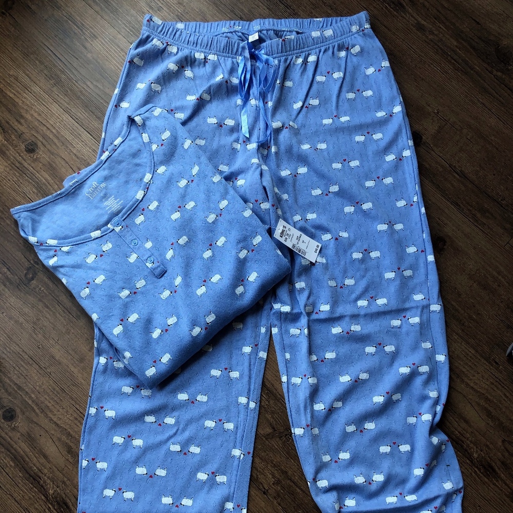 NWT Croft & Barrow 2 piece PJ Set Size Small
